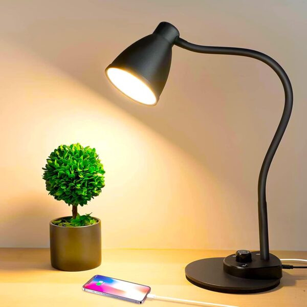 LED Desk Lamp with USB Charging